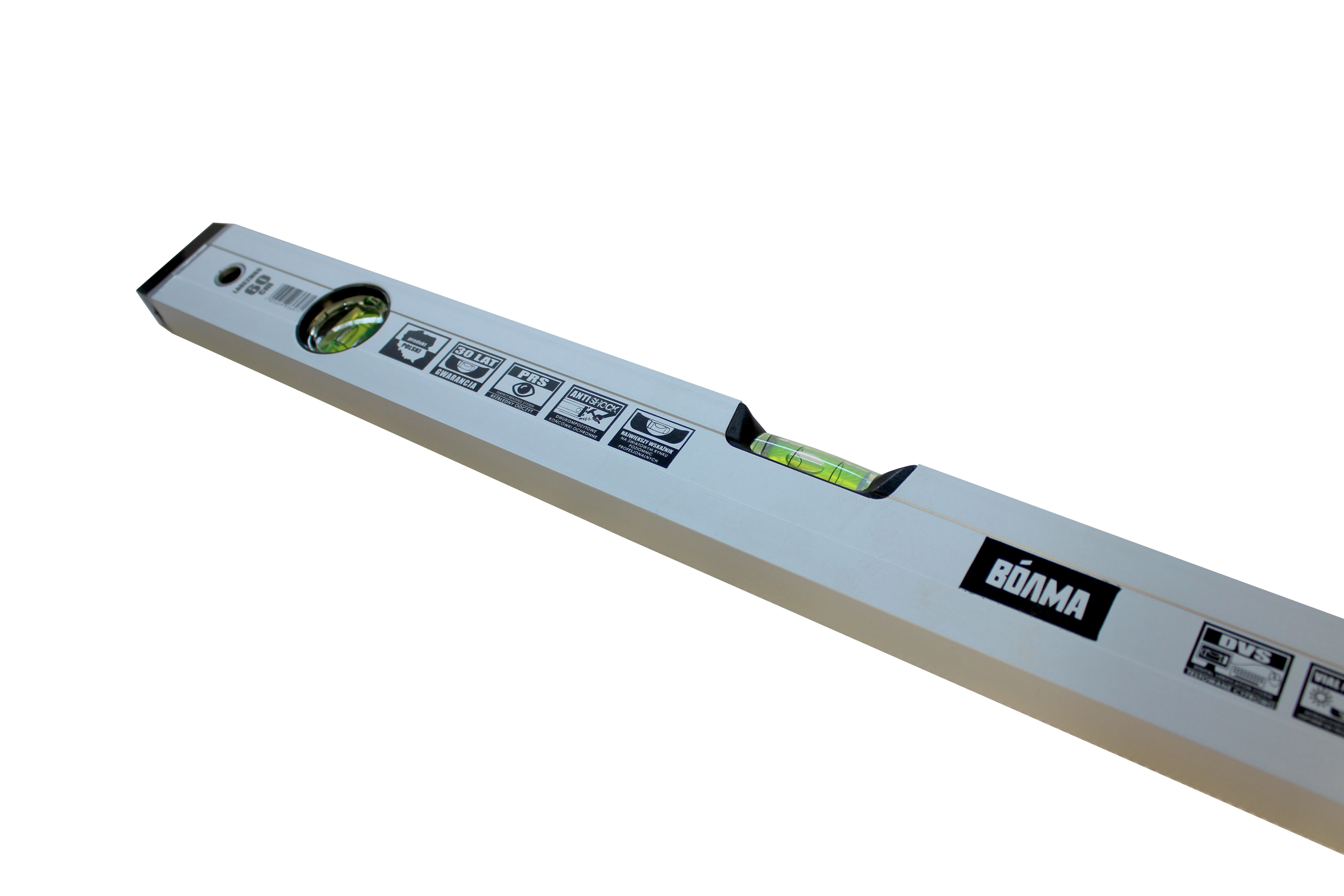 Уровень анодированный серебрянный ВОЛМА 600 мм